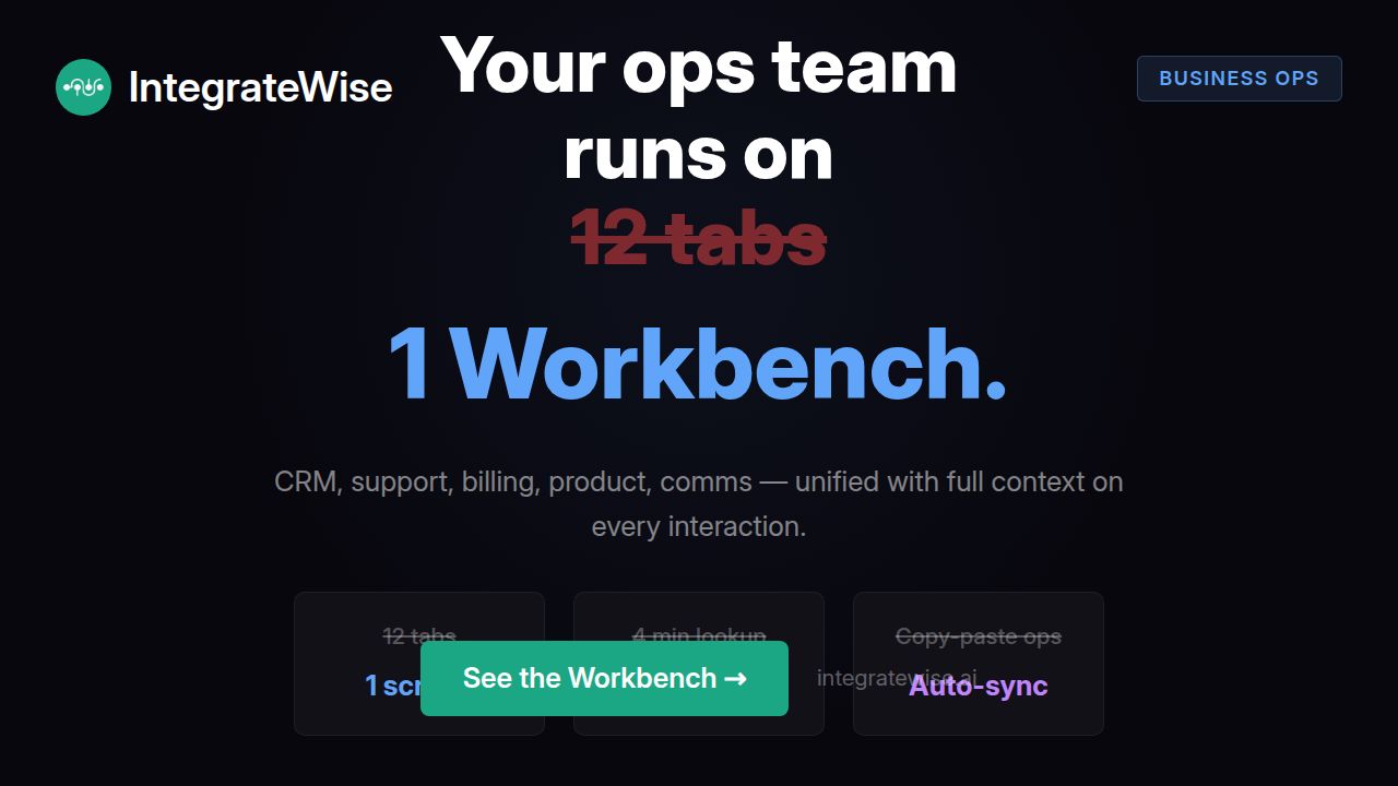 Business Ops B — SpineWorkspace Post