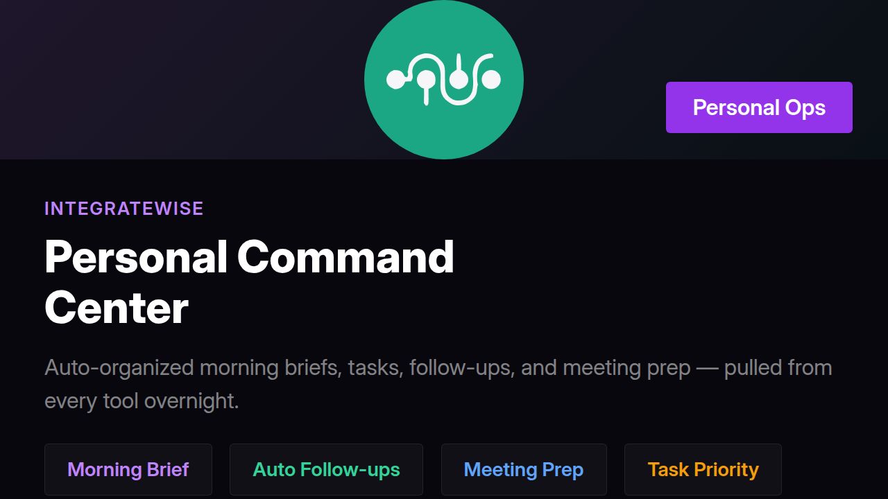 Personal Ops — SpineWorkspace Catalog